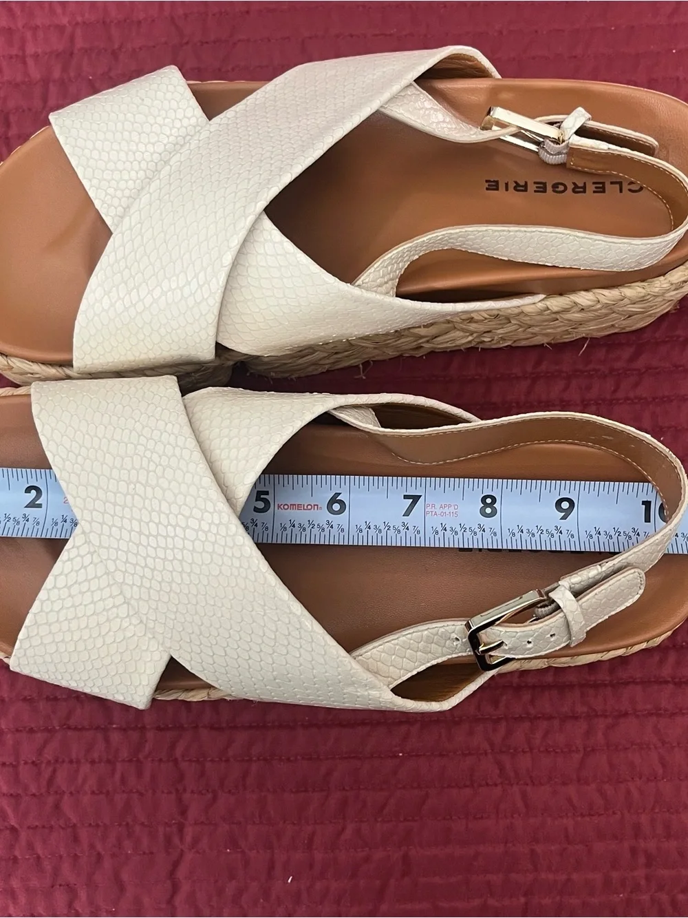 Robert Clergerie White Crisscross Espadrille Sandals